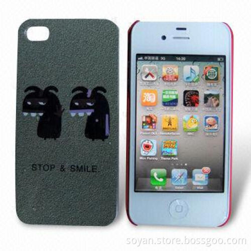 New Technology Plastic Cases for iPhone 4G, Various Cartoons or Images Available